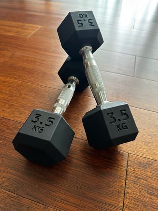 Set Mancuernas Hexagonales technogym