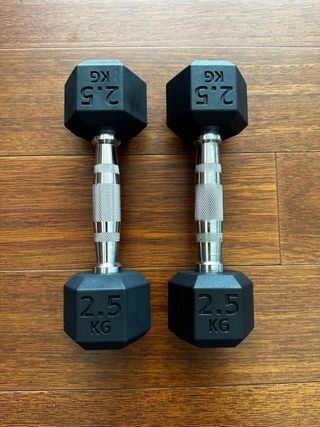 Set Mancuernas Hexagonales technogym