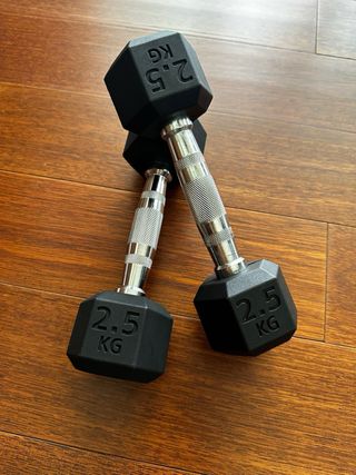 Set Mancuernas Hexagonales technogym