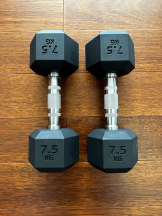 Set Mancuernas Hexagonales technogym