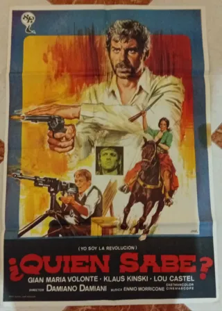 Póster Cine ¿Quién Sabe? Original