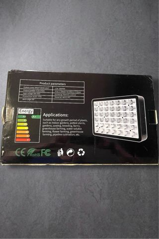 Lámpara LED 1000W Metálica Plantas Interior