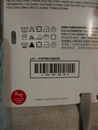 Fundas Almohada Zara Home Lino Pack 2