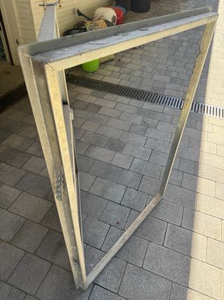 Puerta registro hierro galvanizado 75x105