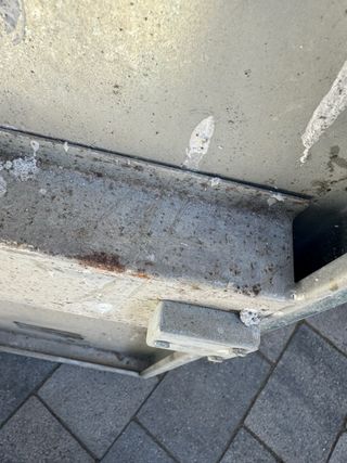 Puerta registro hierro galvanizado 75x105