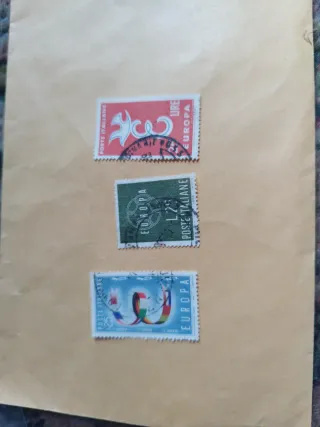 Francobolli Europa L.25, L.300, L.25