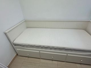 Cama nido blanca con cajones