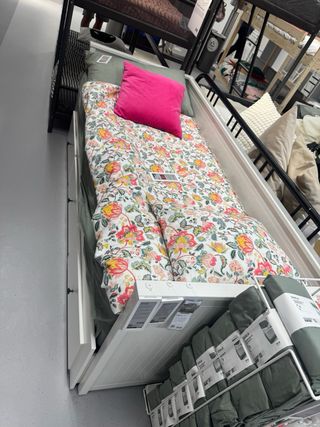 Cama nido blanca con cajones