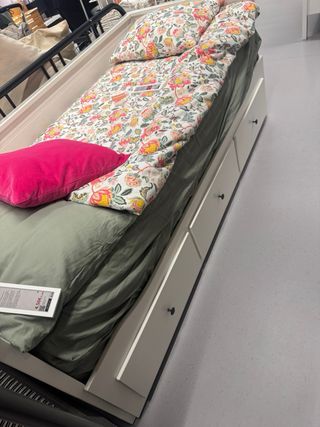 Cama nido blanca con cajones