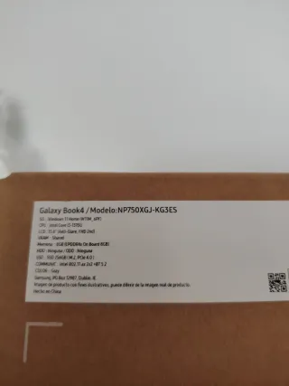 Portátil Samsung Gris/Plata Nuevo en Caja