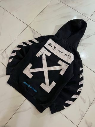 Felpa Off-White Seeing Things Nera