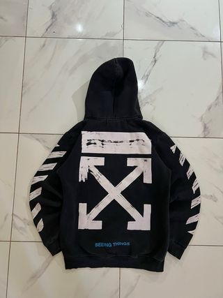 Felpa Off-White Seeing Things Nera