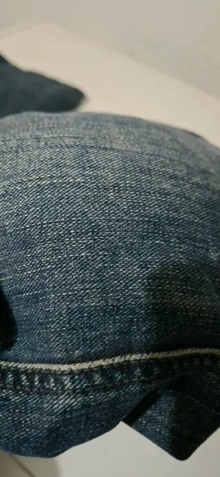 Pantalón de moto azul y negro