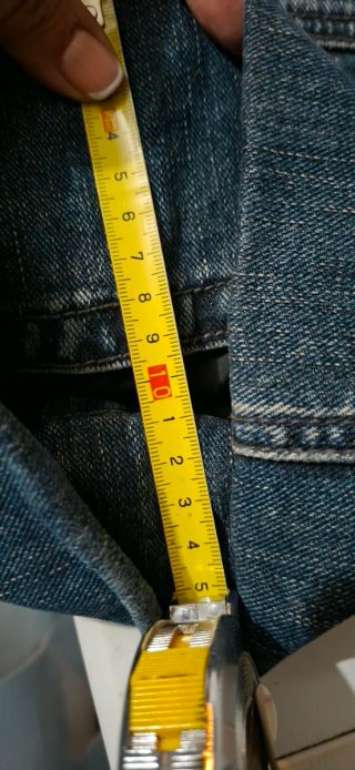 Pantalón de moto azul y negro