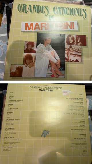 LP Grandes Canciones Mari Trini