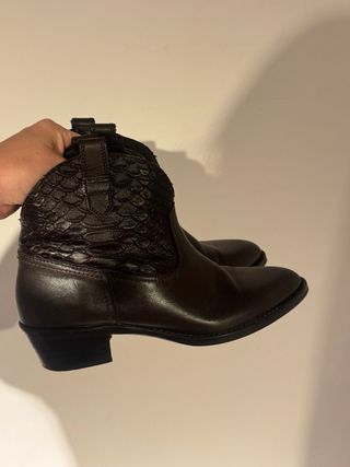 Botines Massimo Dutti Marrones