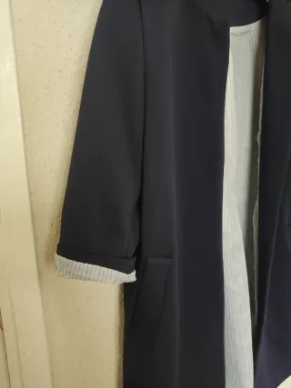 Chaqueta azul 3/4