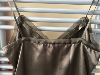Sottoveste in raso nera