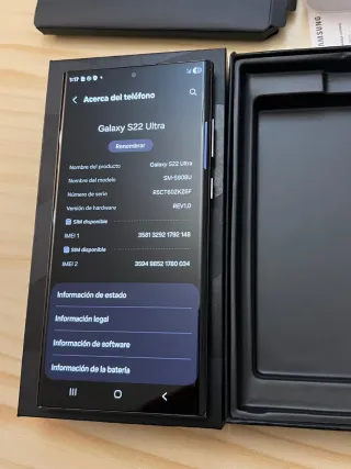 Samsung Galaxy S22 Ultra 128GB Nero Snapdragon