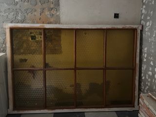 Ventanal fijo cristal ámbar