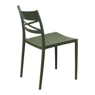 Sedia Moderna da Esterno in Polipropilene Verde