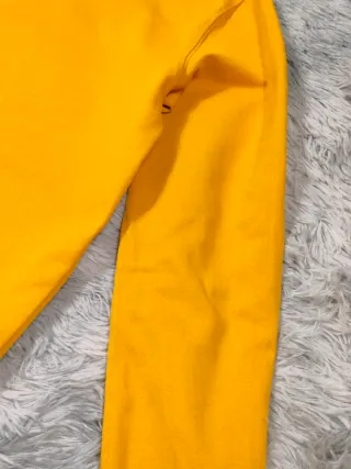 Sudadera Carhartt Amarillo Mostaza Logo Estampado