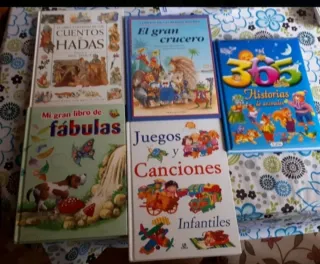 Lote de libros infantiles en tapa dura