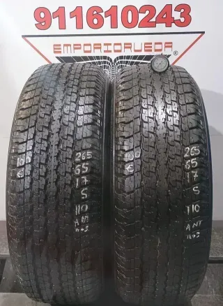 265 65 17 S BRIDGESTONE RUEDA AL 90% VIDA UTIL