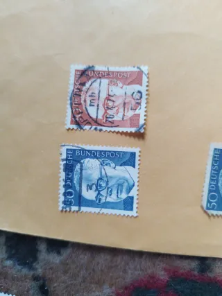 Francobolli tedeschi Bundespost 1970