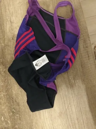 Bañador Adidas Mujer Negro y Morado