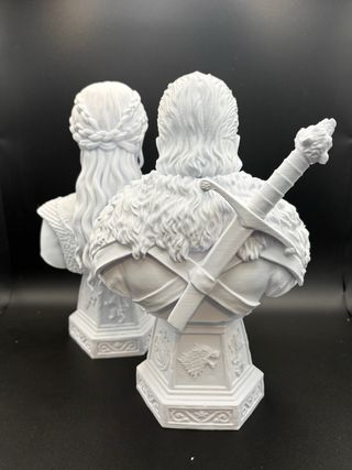 Busti 3D Jon Snow & Daenerys - 25cm