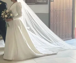 Vestido de Novia Blanco talla M/L