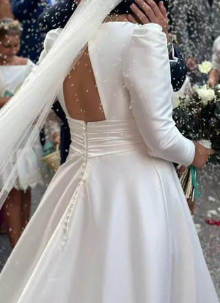 Vestido de Novia Blanco talla M/L