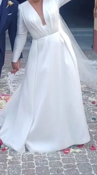 Vestido de Novia Blanco talla M/L