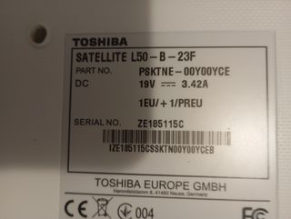 Toshiba Satellite L50-B-23F Placa Base i5