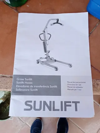 Grúa eléctrica para enfermos Sunlift