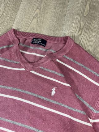Jersey Polo Ralph Lauren Rayas V-Neck