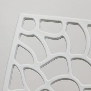 Sedia Esterno Effetto Pizzo Bianca con Braccioli