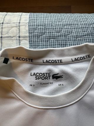 Camiseta Lacoste Sport Talla S Classic Fit