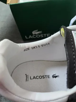 Zapatillas Lacoste Negras Talla 36
