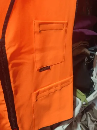 Chaleco naranja reflectante ajustable