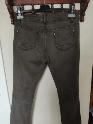 Pantalón mujer verde oliva