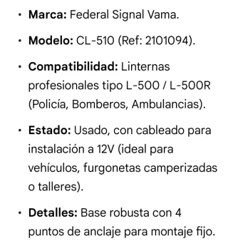 Cargadores Vama para linterna
