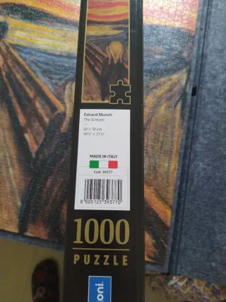 Puzzle El Grito de Munch 1000 piezas