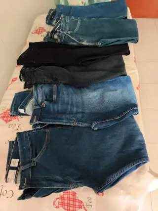Lote 6 Pantalones Vaqueros