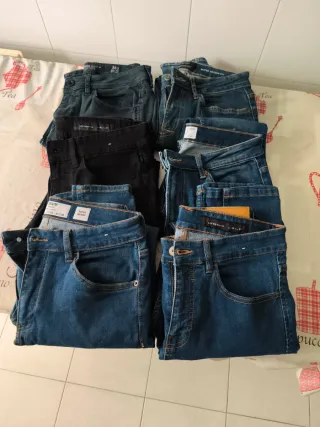 Lote 6 Pantalones Vaqueros