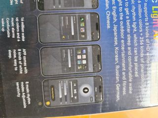 Despertador con luz y cargador móvil