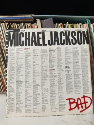 Vinilo Michael Jackson Bad 1 edición 1987