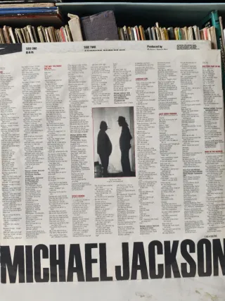 Vinilo Michael Jackson Bad 1 edición 1987