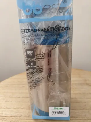 Termo Bbest Azul y Plateado